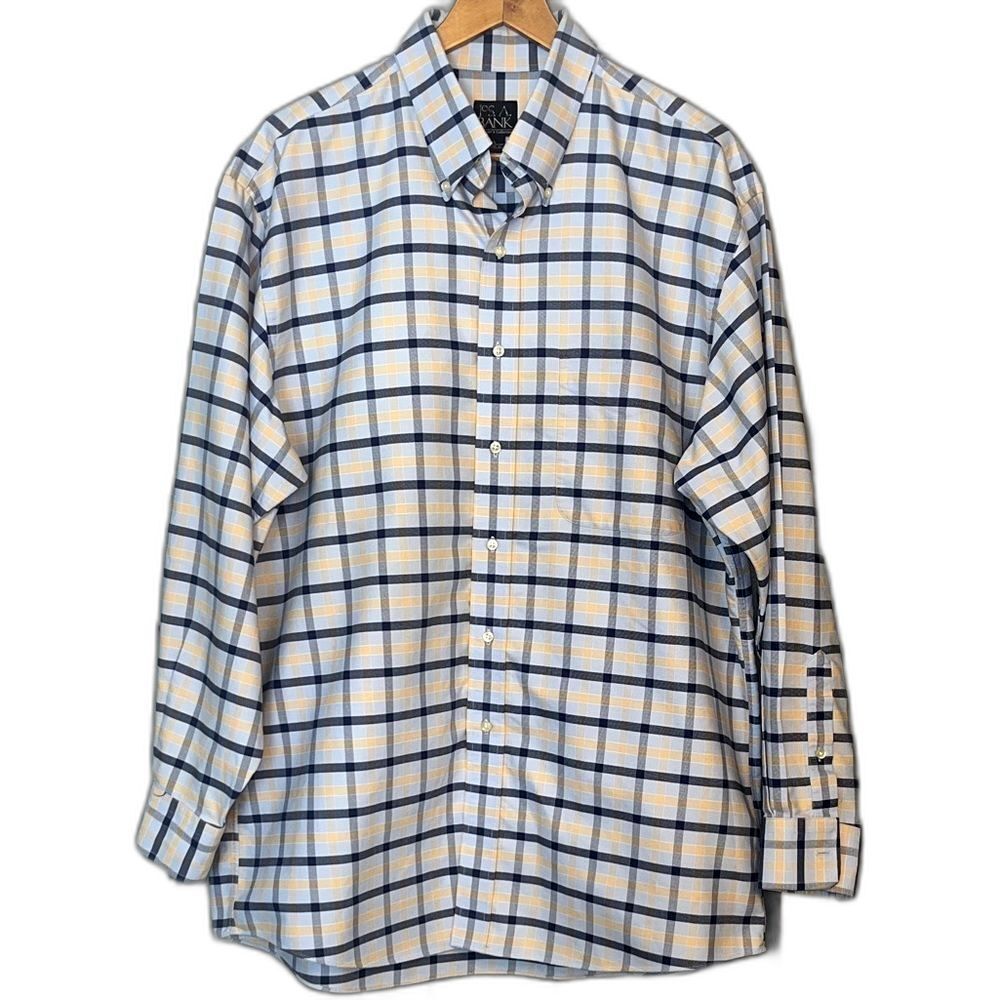 Jos. A. Bank SZ LG Travelers Collection Traditional Fit Button Down, office